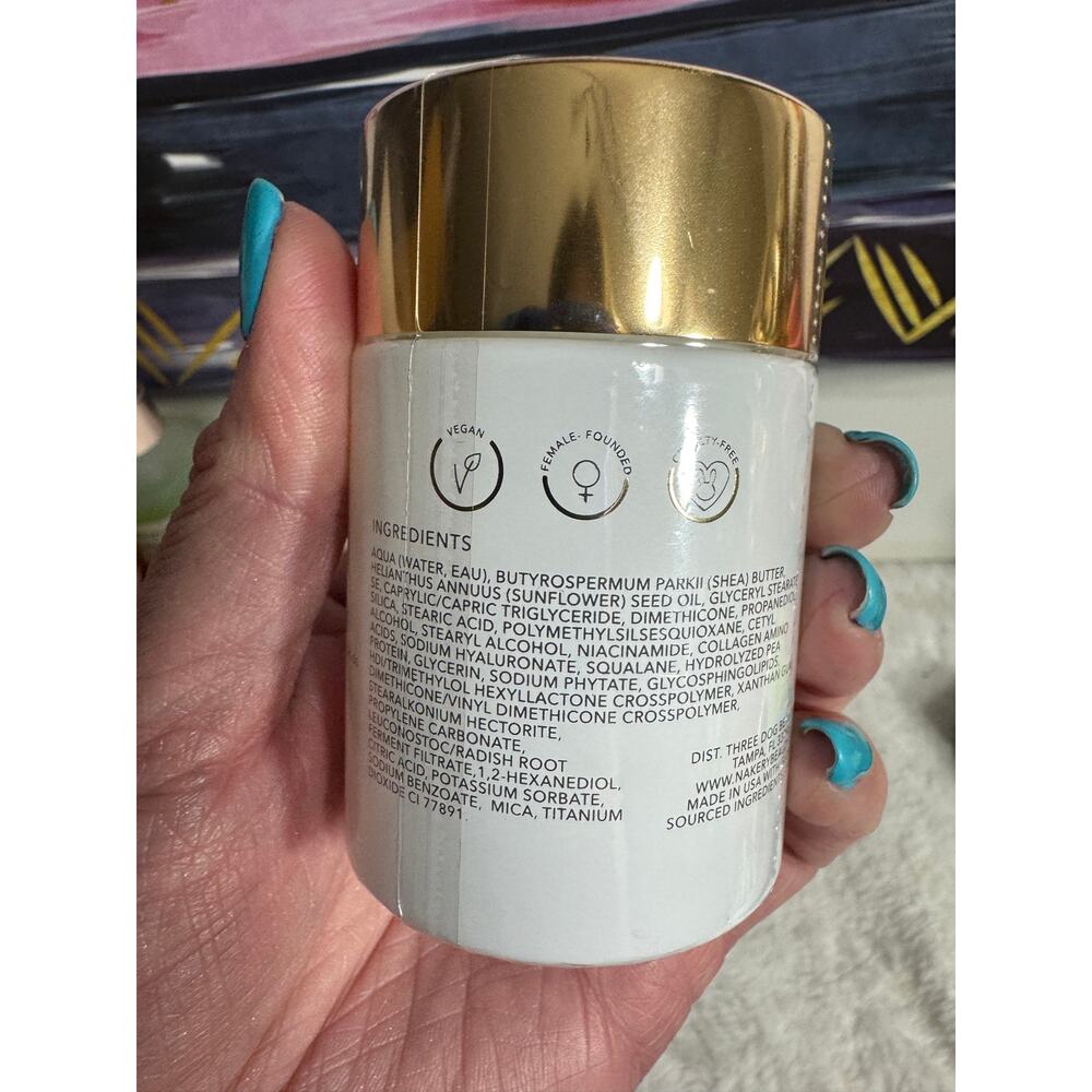 Nakery Beauty Skip the Line Peptide + Collagen Anti-Aging Cream 1.69 oz - Picture 2 of 3